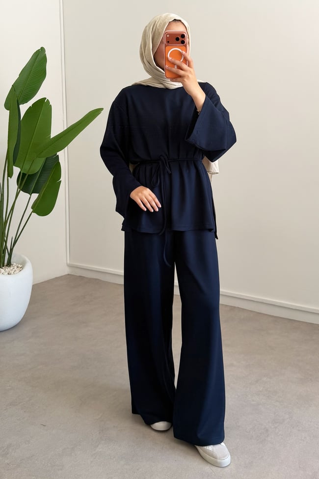 Oversize Oyşo Takım - Lacivert