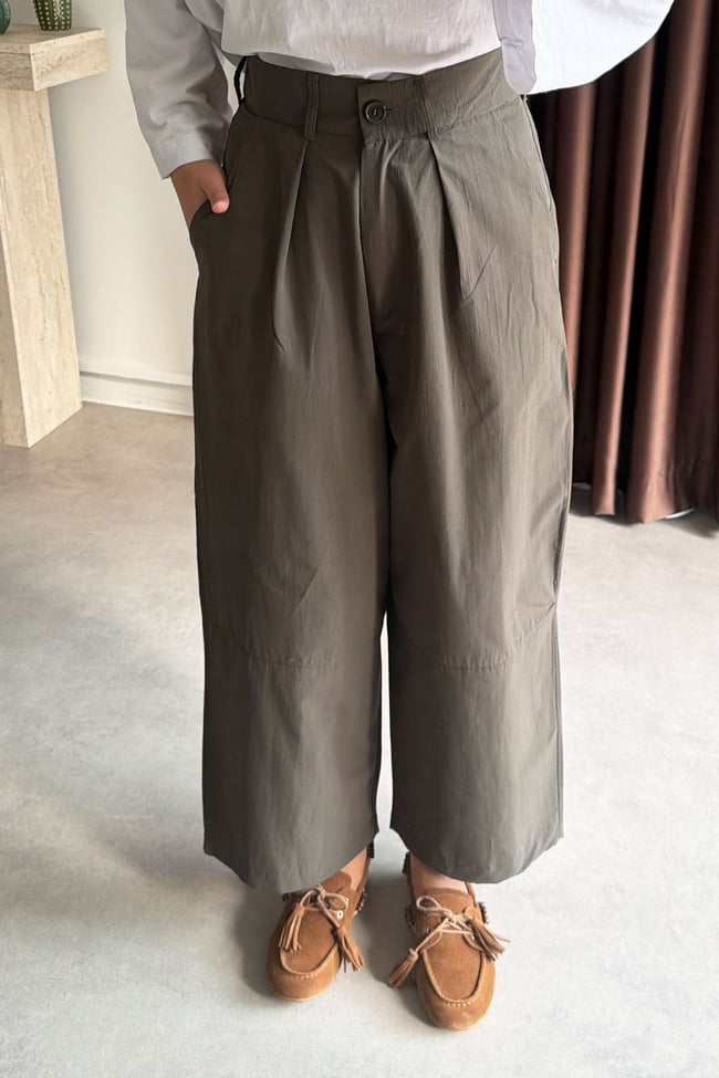 Oversize Pantolon - Haki