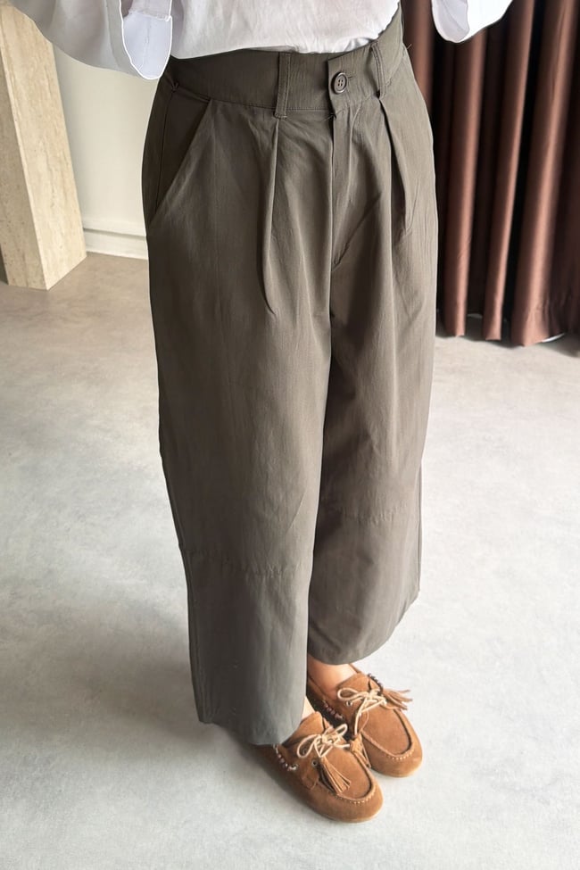 Oversize Pantolon - Haki