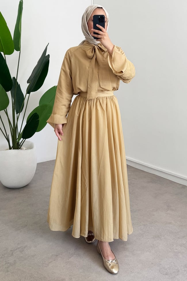 Yaka Baglama Takım - Olive