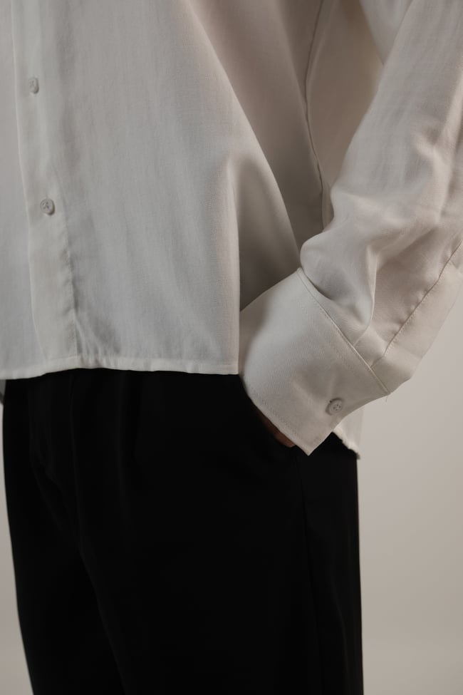 Modal Kumaş Oversize Gömlek