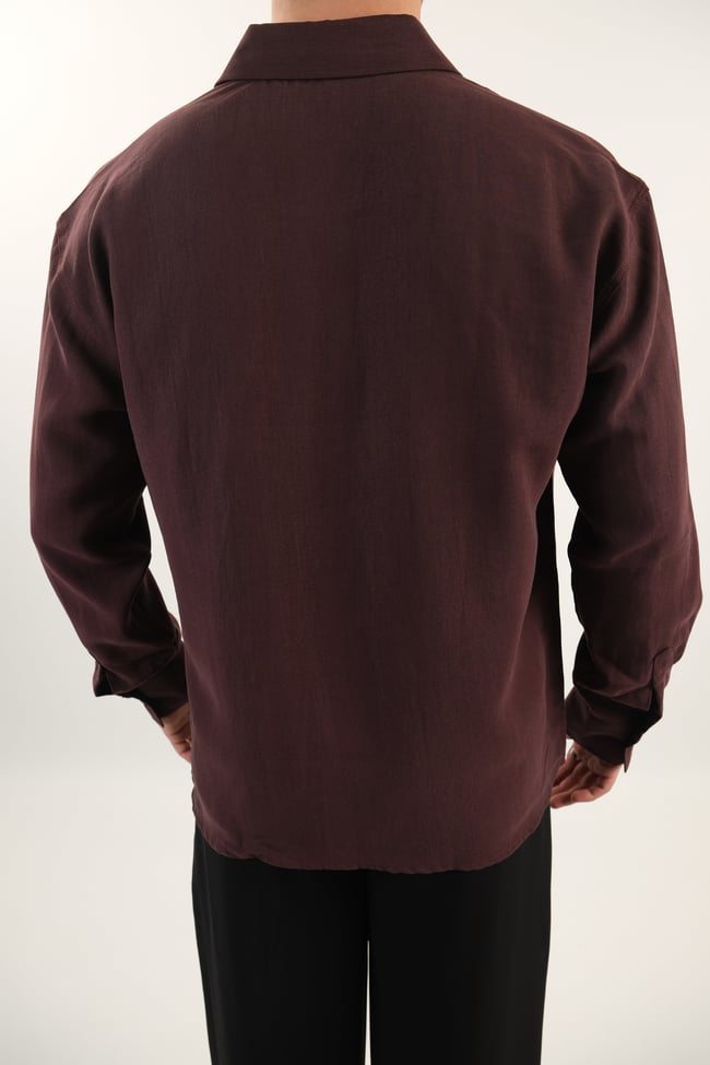 Modal Kumaş Oversize Gömlek