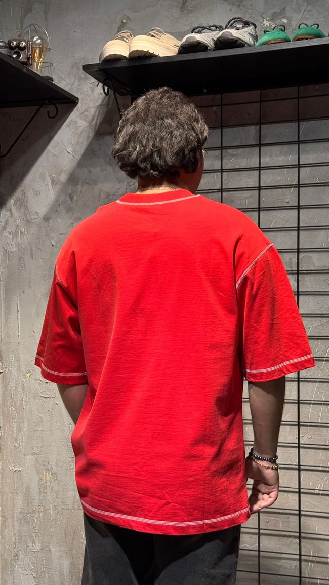 1 SPECIAL Kırmızı Oversize T-shirt