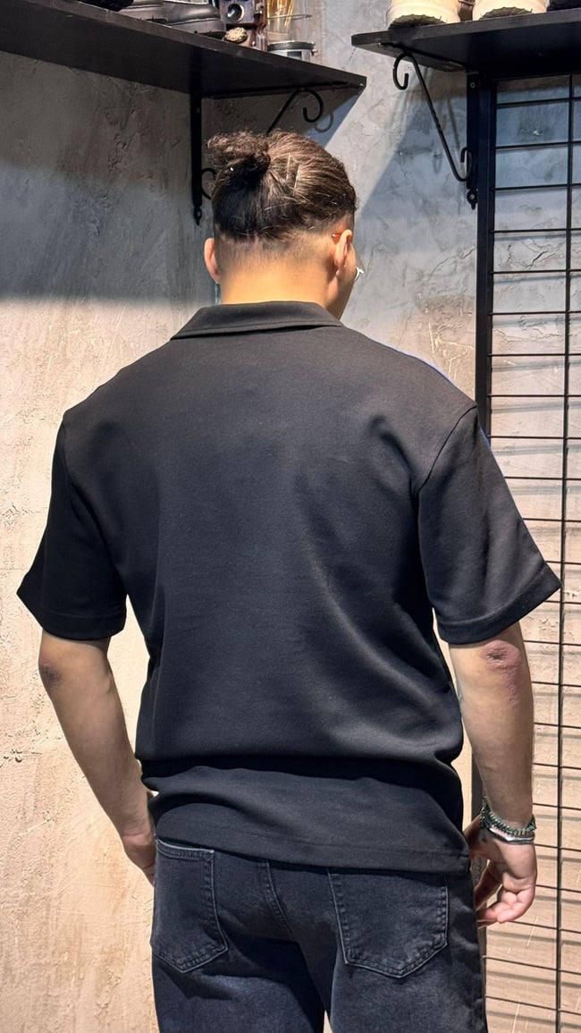Brazilya Siyah Polo T-shirt