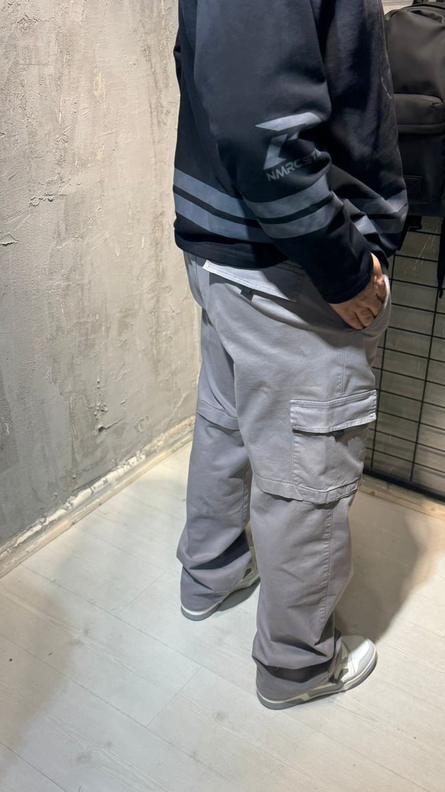 Gri Kargo Pantalon
