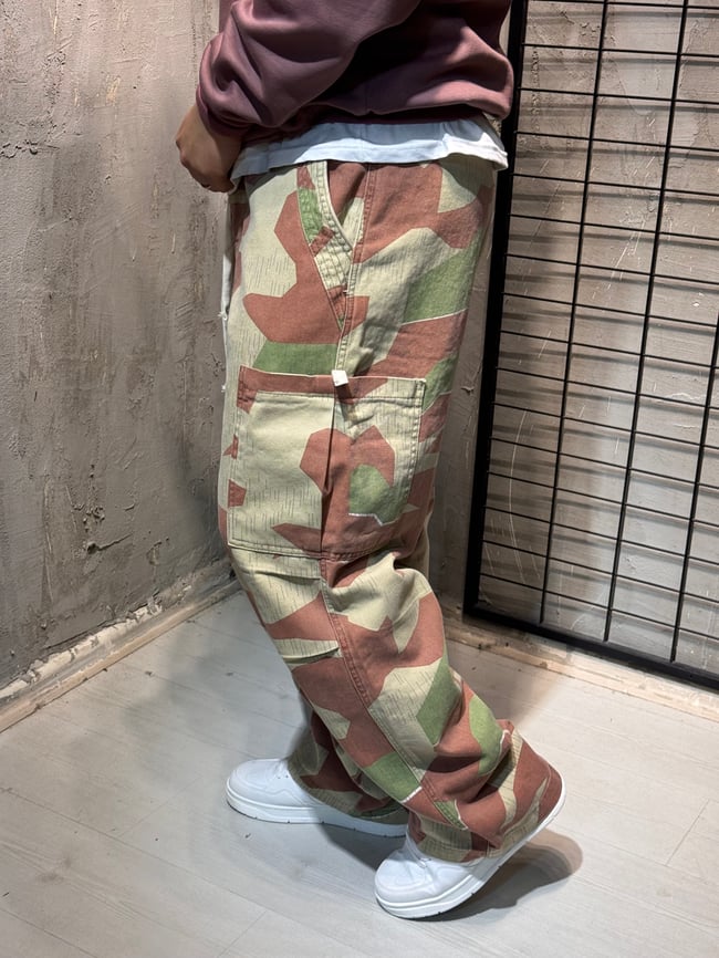 Kamoflaj Cargo Pantalon