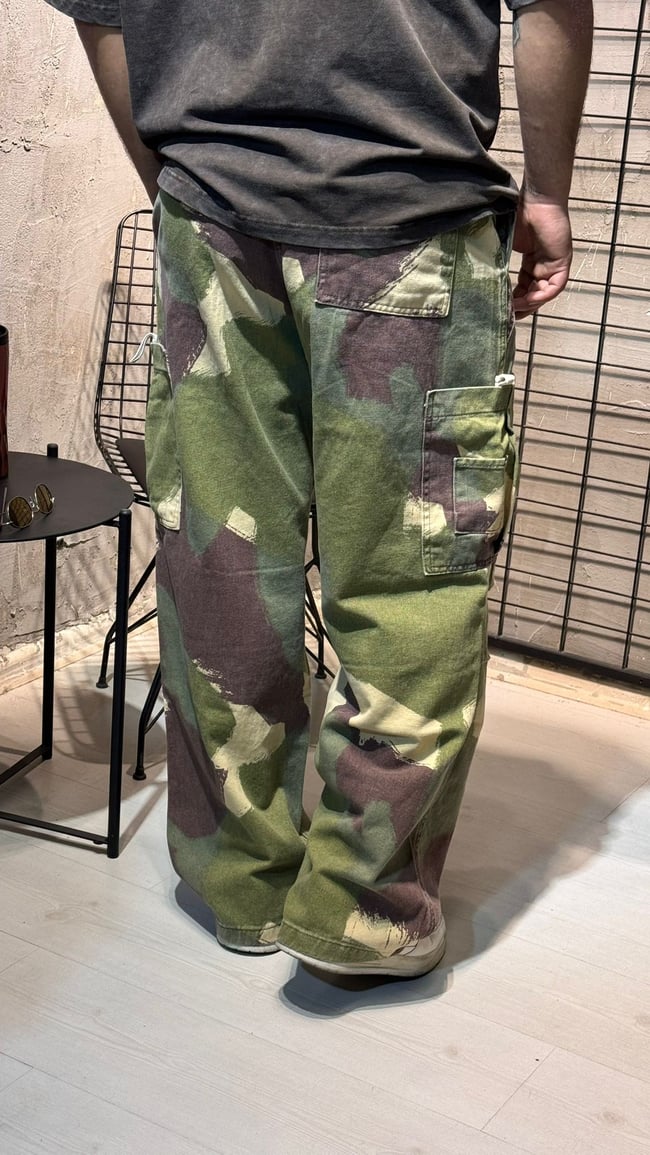 Kamoflaj Kahvrengi Cargo Pantalon
