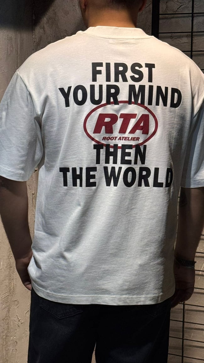 RTA Baskılı Beyaz T-shirt