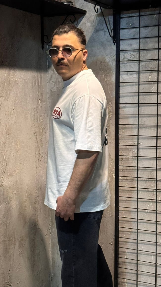 RTA Baskılı Beyaz T-shirt