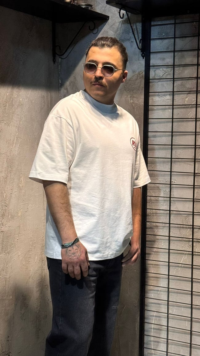 RTA Baskılı Beyaz T-shirt