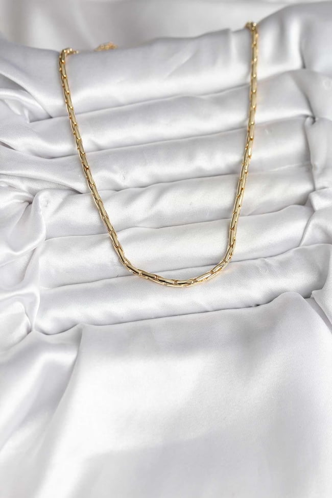 14K Gold Renk Kaplama Model CM Kadın Kolye