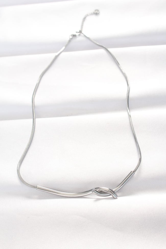 316L Çelik Silver Renk Kolye