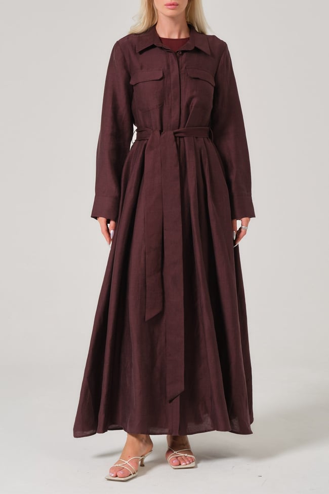 UP COMFORT DRESS BORDO