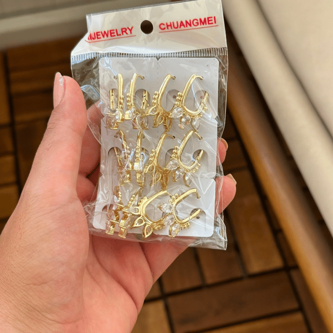 14K CM Küpe