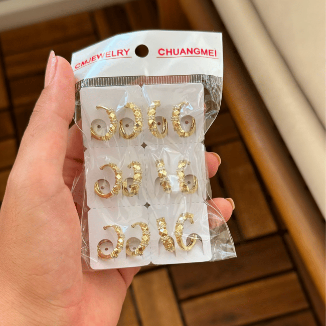 14K CM Küpe