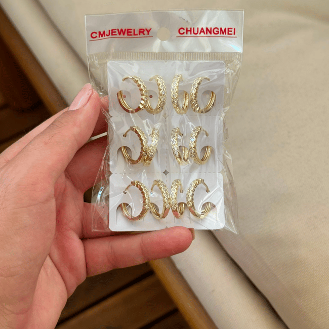 14K CM Küpe