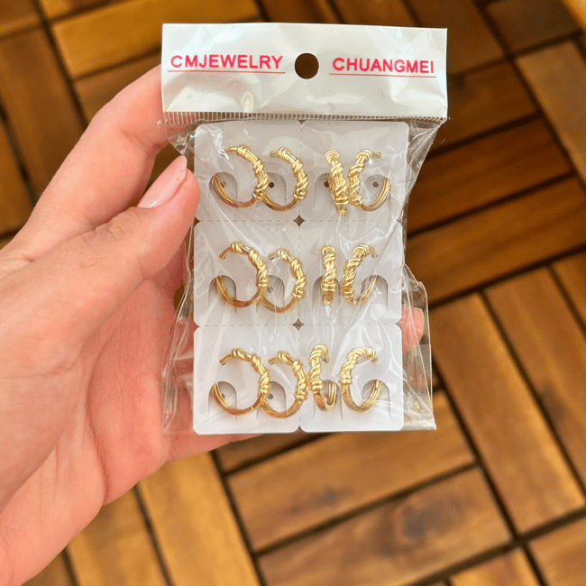 14K CM Küpe