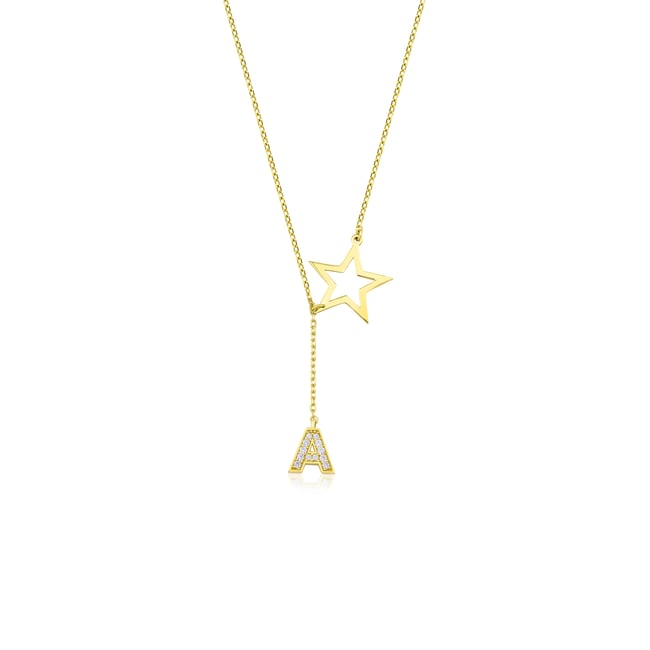 Monogram Star Kolye