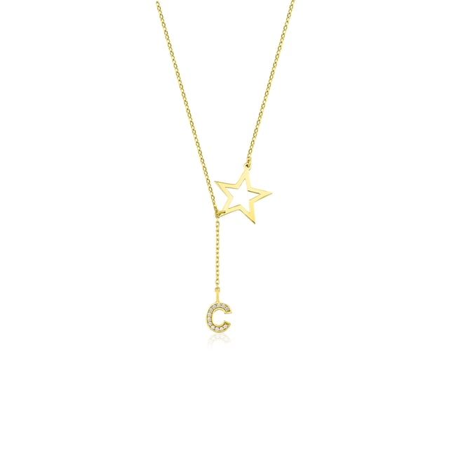 Monogram Star Kolye