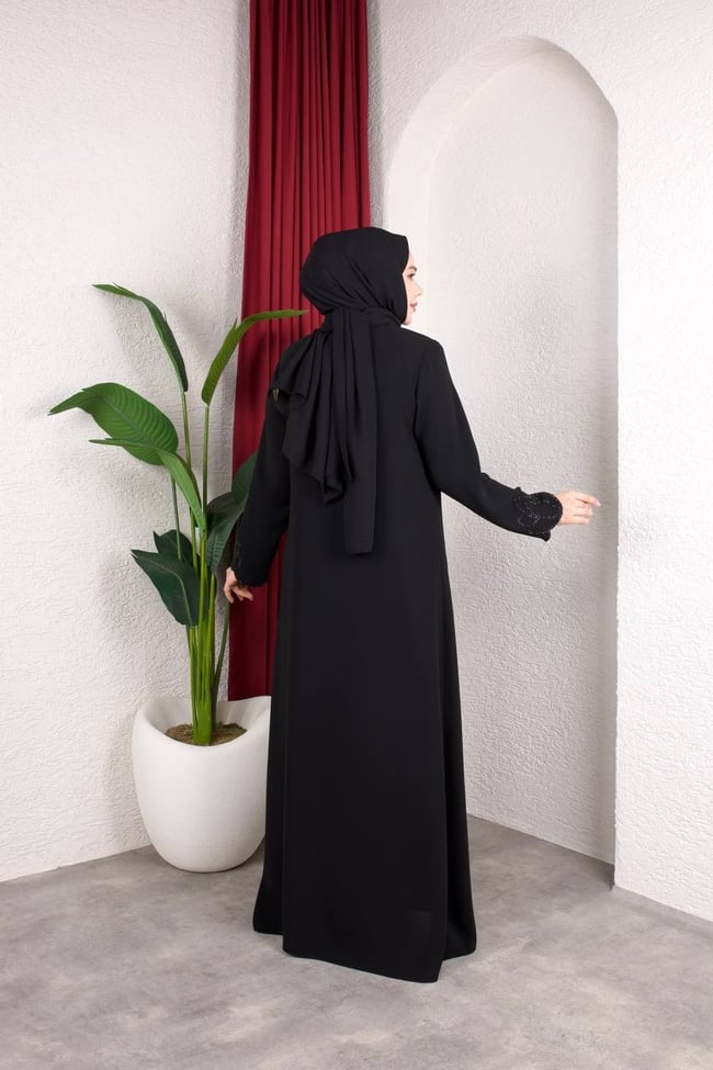 Taş Detaylı İkili Takım 2326 Siyah