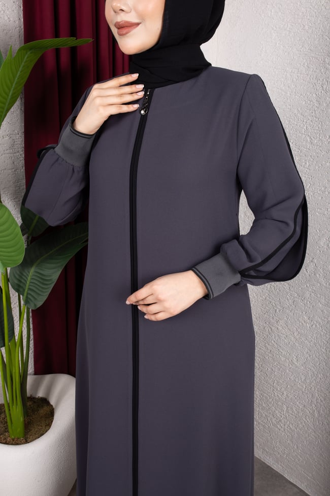Zara Krep Kumaş 2333 | Koyu Gri