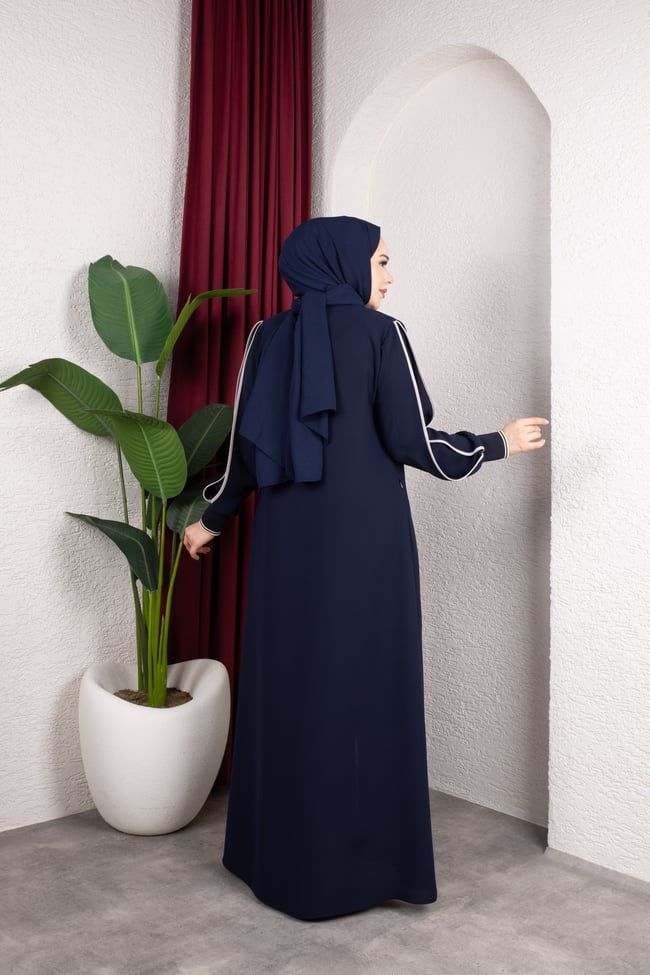 Zara Krep Kumaş 2333 | Lacivert