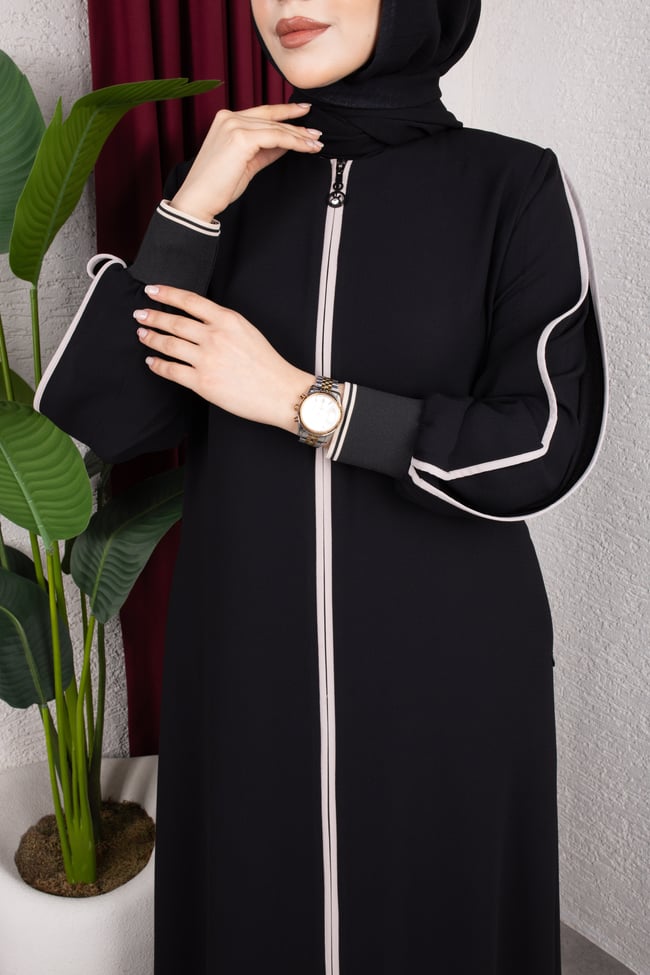 Zara Krep Kumaş 2333 | Siyah