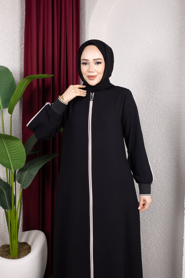 Zara Krep Kumaş 2333 | Siyah