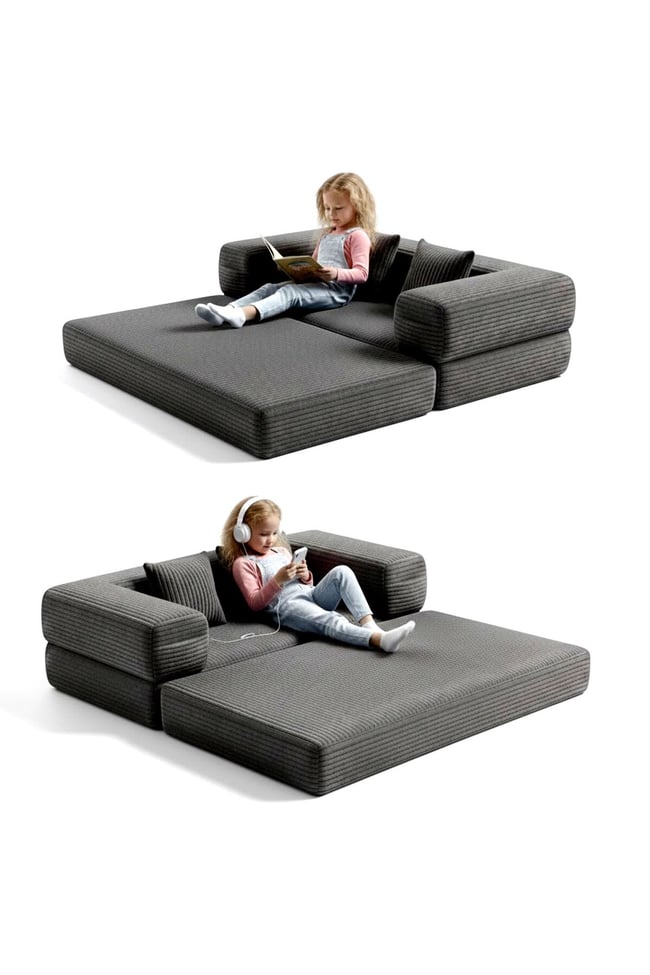 140x70 cm Modüler Çocuk Koltuğu - Fonksiyonel Oyun Minderi ve Kanepe Tamamen Sünger- Foamly
Duo Sünger Koltuk - Foamly