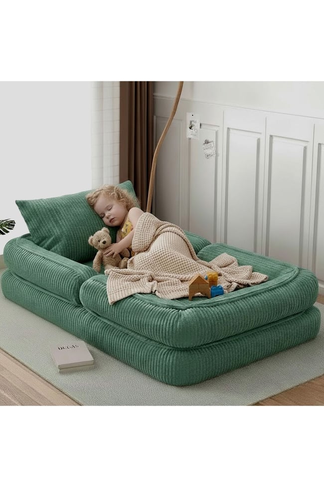 Trend Yeşil Fitilli Kadife Modüler Çocuk Oyun Minderi Ve Yatağı Tamamen Sünger- Foamly
Duo Sünger Koltuk - Foamly