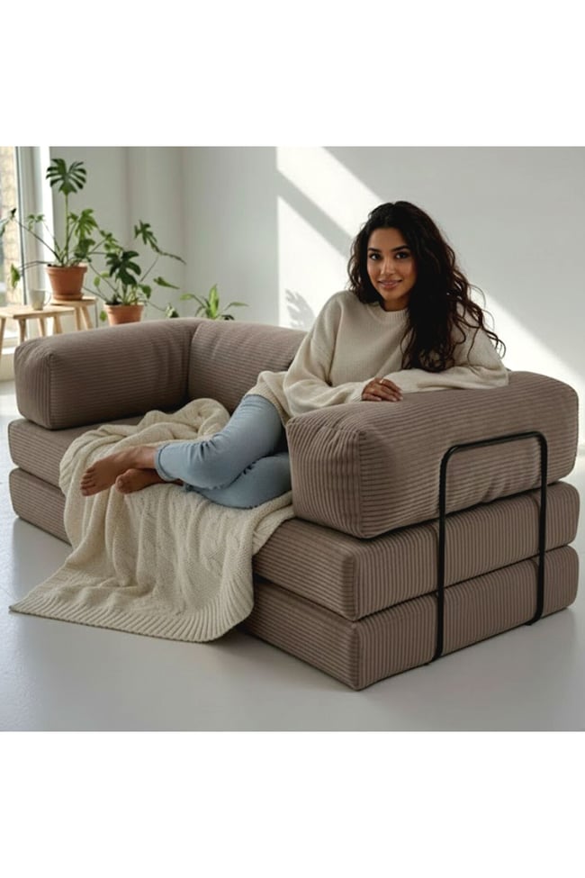 İnci Fitilli Kadife Modüler Köşe Koltuk Kanepe Tamamen Sünger- Foamly
Duo Sünger Koltuk - Foamly