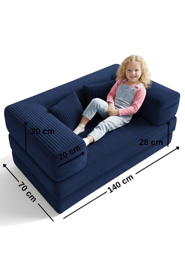 140x70 cm Modüler Çocuk Koltuğu - Fonksiyonel Oyun Minderi ve Kanepe Tamamen Sünger- Foamly
Duo Sünger Koltuk - Foamly