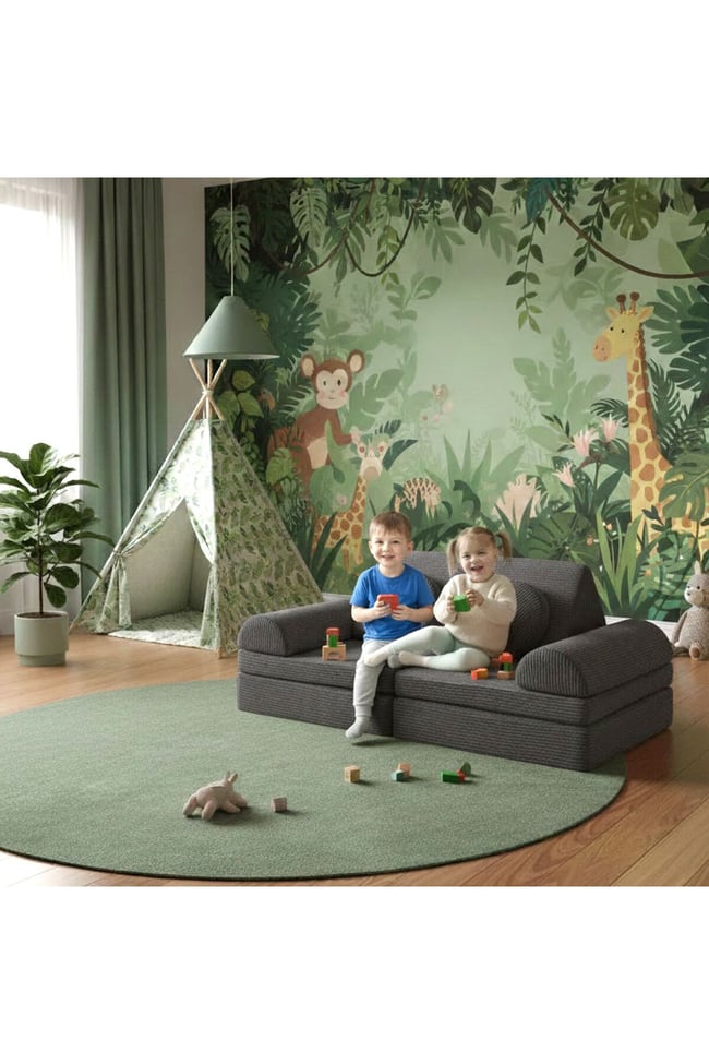PUZZLE Fitilli Kadife Modüler Çocuk Oyun Minderi Ve Kanepesi Tamamen Sünger- Foamly
Duo Sünger Koltuk - Foamly