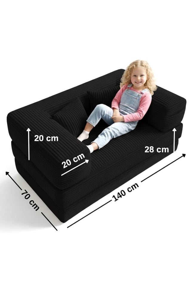 140x70 cm Modüler Çocuk Koltuğu - Fonksiyonel Oyun Minderi ve Kanepe Tamamen Sünger- Foamly
Duo Sünger Koltuk - Foamly