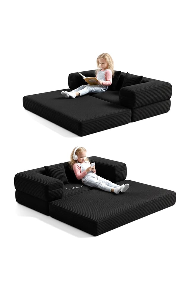 140x70 cm Modüler Çocuk Koltuğu - Fonksiyonel Oyun Minderi ve Kanepe Tamamen Sünger- Foamly
Duo Sünger Koltuk - Foamly