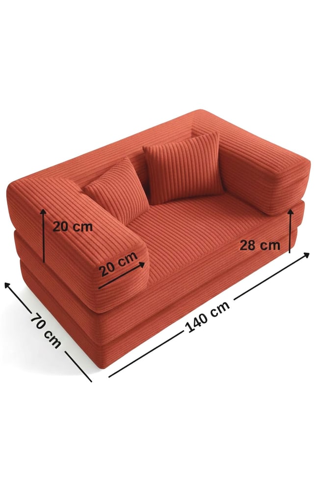 140x70 cm Modüler Çocuk Koltuğu - Fonksiyonel Oyun Minderi ve Kanepe Tamamen Sünger- Foamly
Duo Sünger Koltuk - Foamly