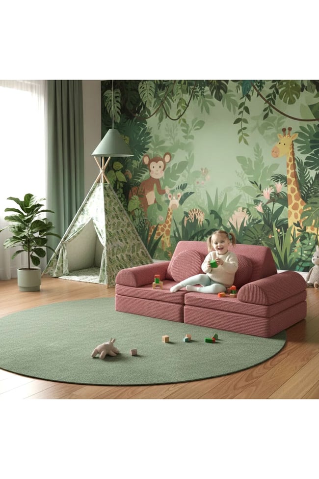 PUZZLE Fitilli Kadife Modüler Çocuk Oyun Minderi Ve Kanepesi Tamamen Sünger- Foamly
Duo Sünger Koltuk - Foamly