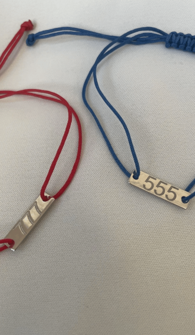 555 Mavi İpli Bileklik