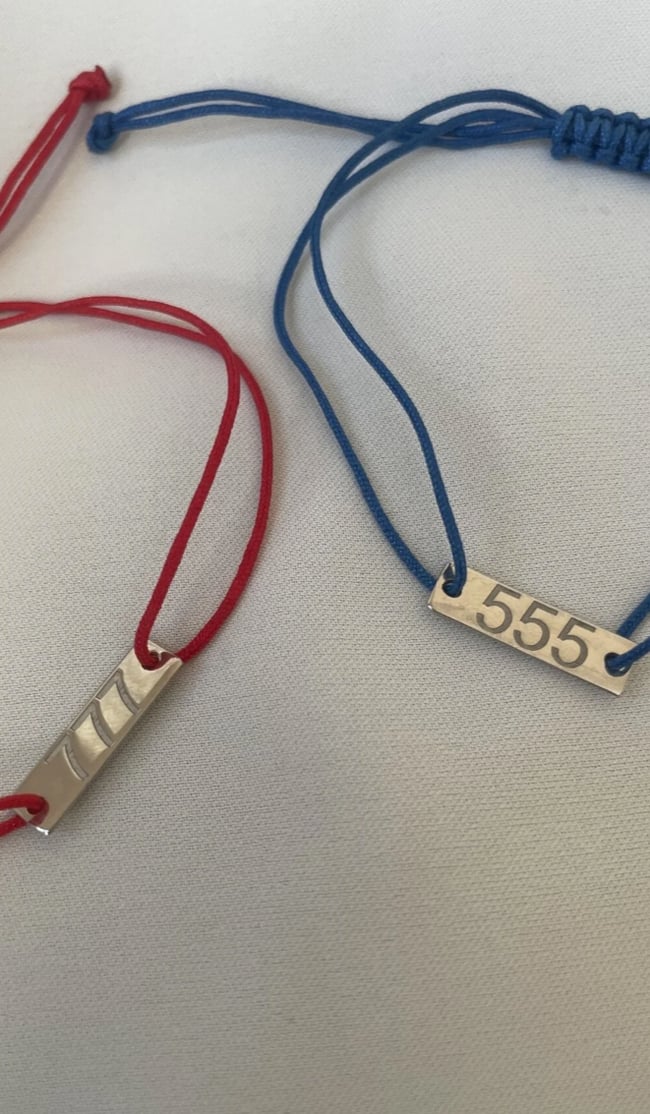 777 Kımızı İpli Bileklik