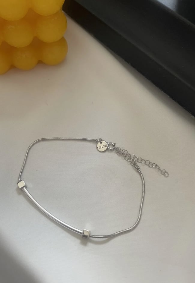 Gümüş Thin Bileklik
