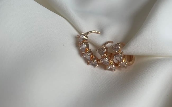 Kalp 3 lü Küpe Set