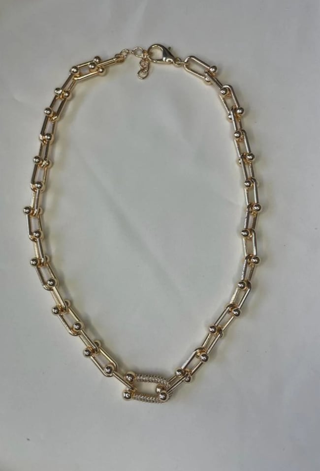 Taşlı Tiffany Kolye