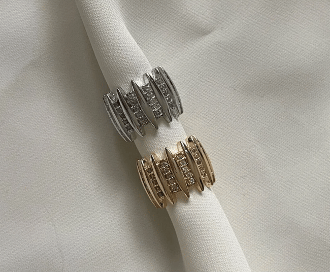 Zigzag Kıkırdak Küpe