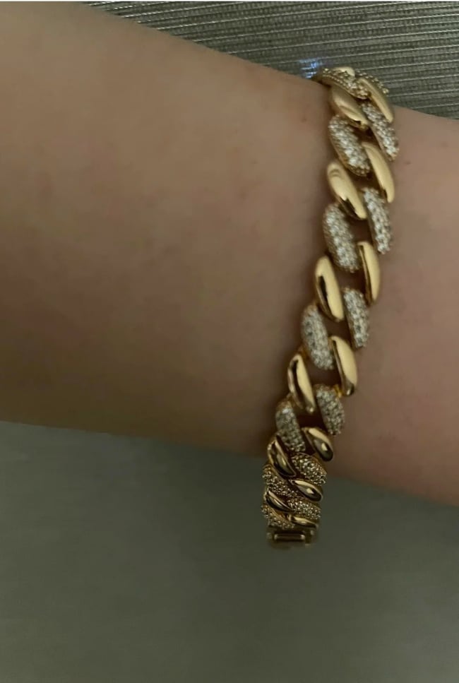 Zirkon Milkway Gold Bileklik