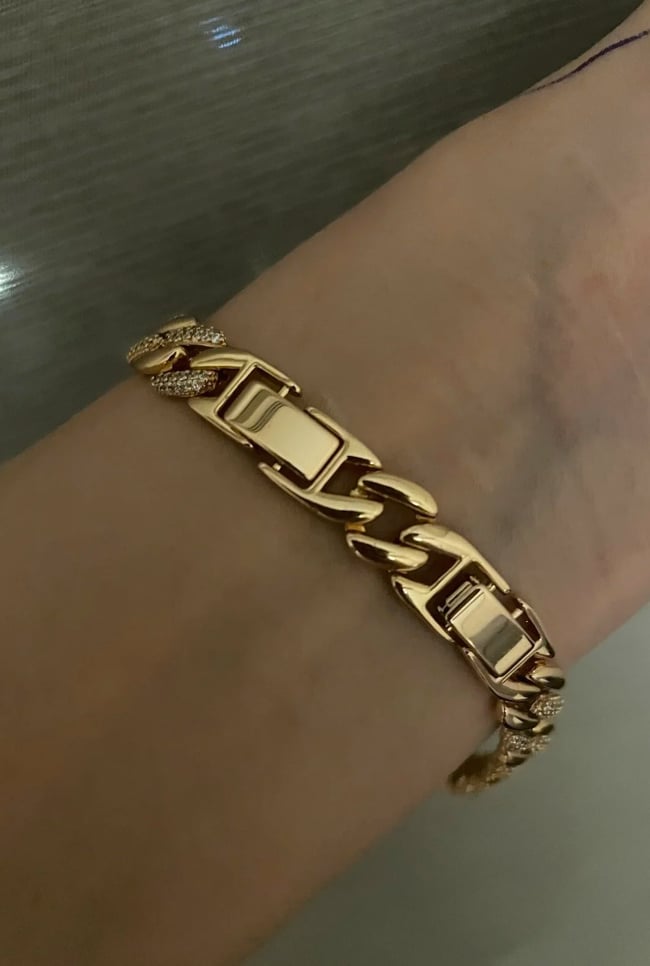 Zirkon Milkway Gold Bileklik