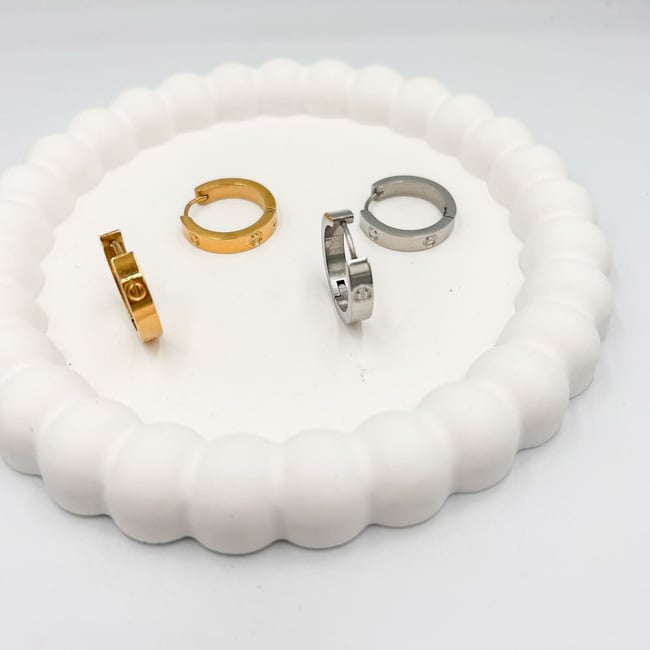 Çelik Crt Halka Küpe 1,5cm