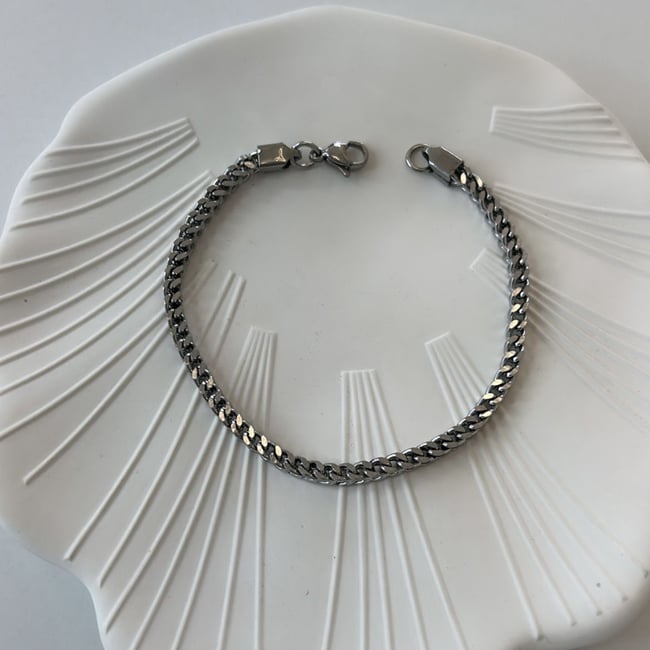 Çelik Zincir Bileklik 19cm
