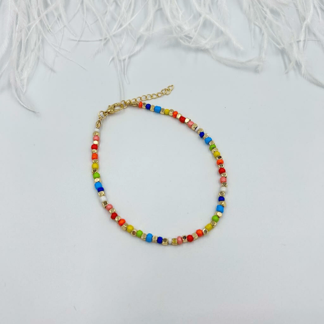 Özel Seri Boncuklu Halhal (23 cm)