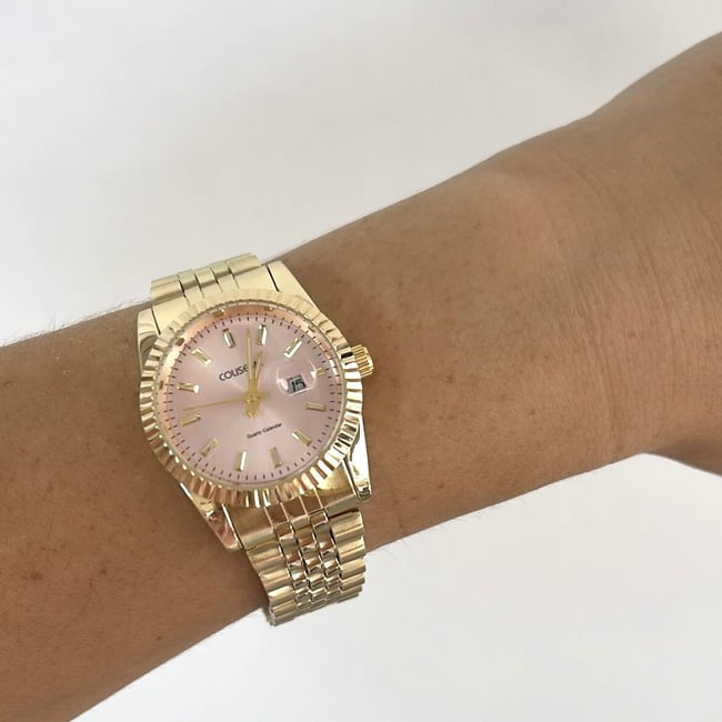 Pembe Kadranlı Gold Rlx Saat