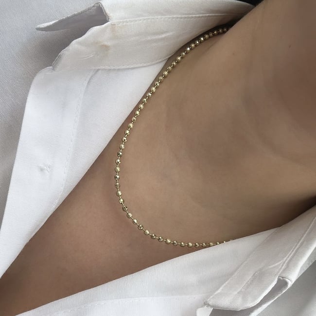 Vip Seri 14k Gold Dorika Kolye 44cm